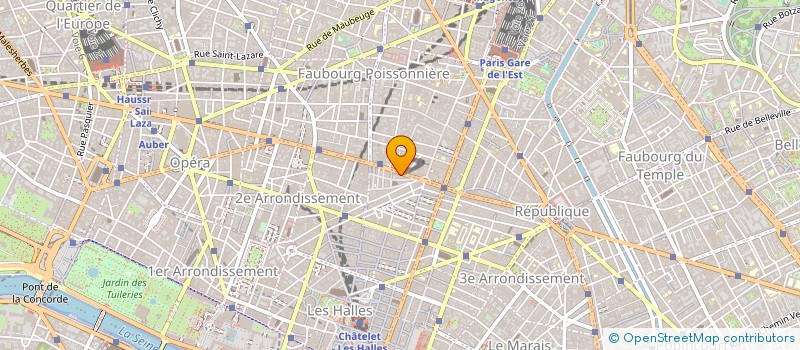localisation de l'entreprise HOTELIERE CLERY  PARIS