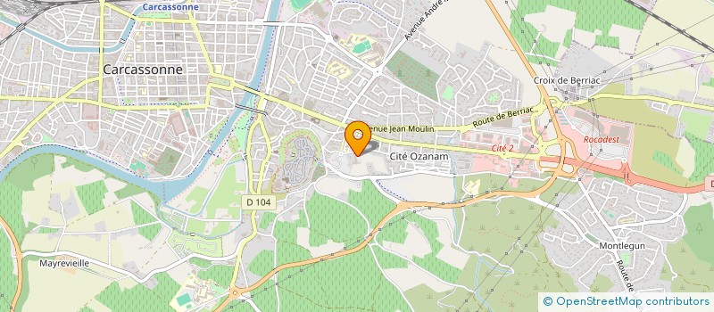 localisation de l'entreprise HOTELIERE DE CARCASSONNE  CARCASSONNE