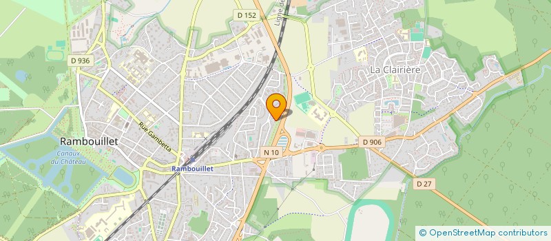 localisation de l'entreprise HOTELIERE DE LA LOUVIERE  RAMBOUILLET