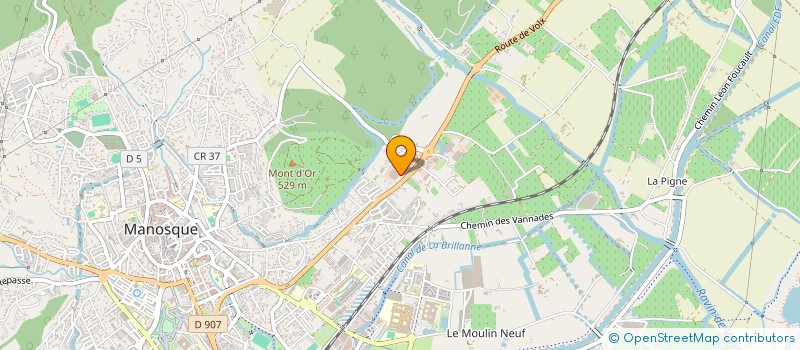 localisation de l'entreprise HOTELIERE DE MANOSQUE à MANOSQUE