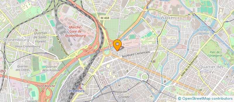 localisation de l'entreprise HOTELIERE DE STRASBOURG à STRASBOURG