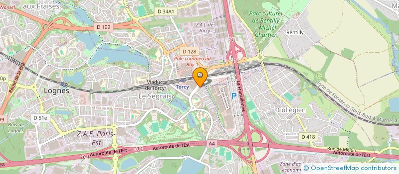 localisation de l'entreprise HOTELIERE DE TORCY à TORCY
