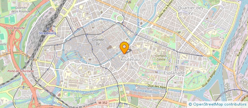 localisation de l'entreprise HOTELIERE DES BATELIERS à STRASBOURG
