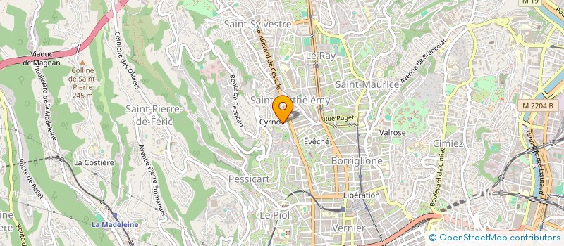 localisation de l'entreprise HOTELIERE DES RIVES DU BEAL à NICE