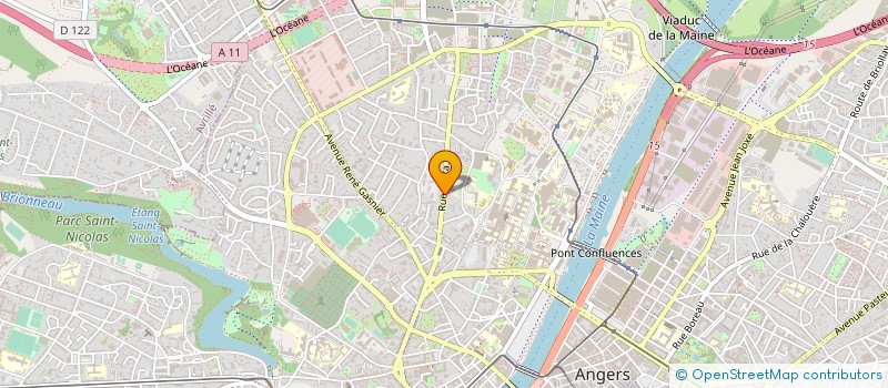 localisation de l'entreprise HOTELIERE DU BOIS DU ROY à ANGERS