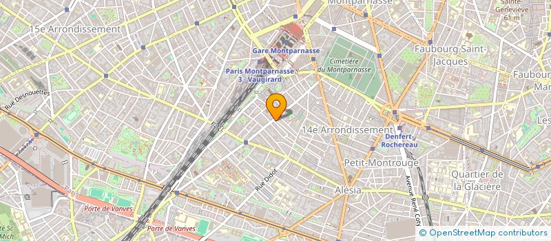 localisation de l'entreprise HOTELIERE DU CAP  PARIS