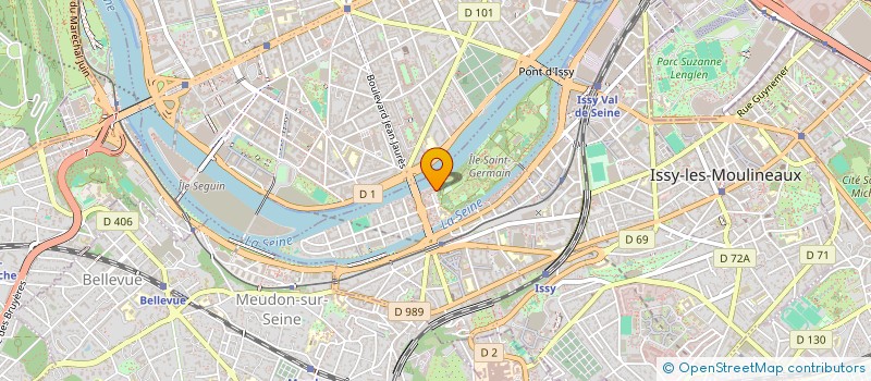 localisation de l'entreprise HOTELIERE DU VAL DE SEINE à ISSY-LES-MOULINEAUX