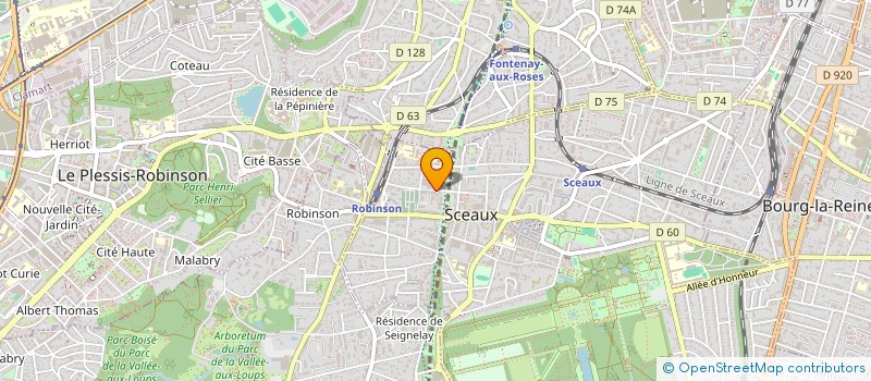 localisation de l'entreprise HOTELIERE HATTOU à SCEAUX