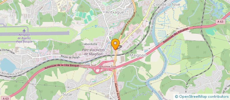 localisation de l'entreprise HOTELIERE IMMOBILIER BAYONNE à BAYONNE