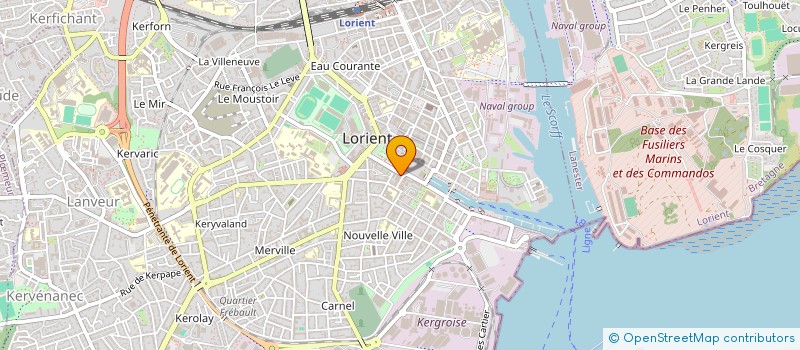 localisation de l'entreprise HOTELIERE ITALIE à LORIENT