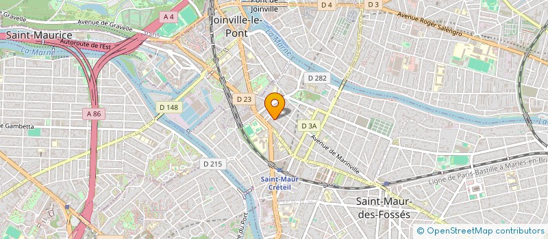 localisation de l'entreprise HOTELIERE JFD à SAINT-MAUR-DES-FOSSES