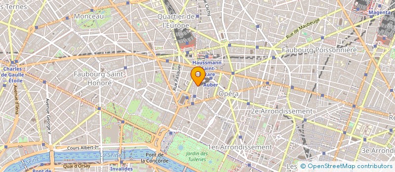 localisation de l'entreprise HOTELIERE LE BASILE  PARIS