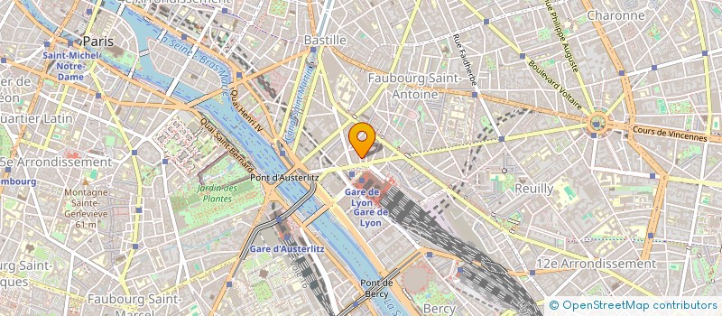 localisation de l'entreprise HOTELIERE PALYM  PARIS