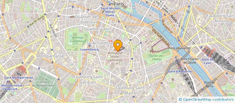 localisation de l'entreprise HOTELIERE SERGE LEGUIDE  PARIS