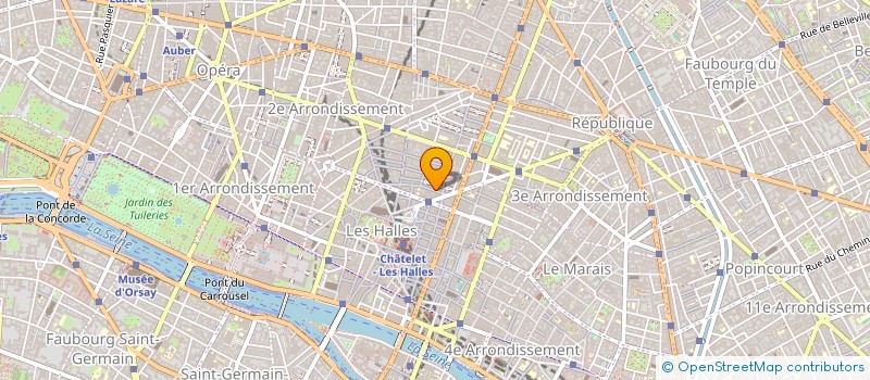 localisation de l'entreprise HOTELIERE TIQUETONNE  PARIS