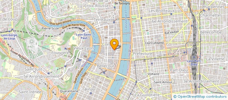 localisation de l'entreprise HOTELISSIMA à LYON