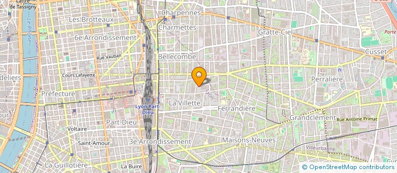 localisation de l'entreprise HOTELIUZE à LYON