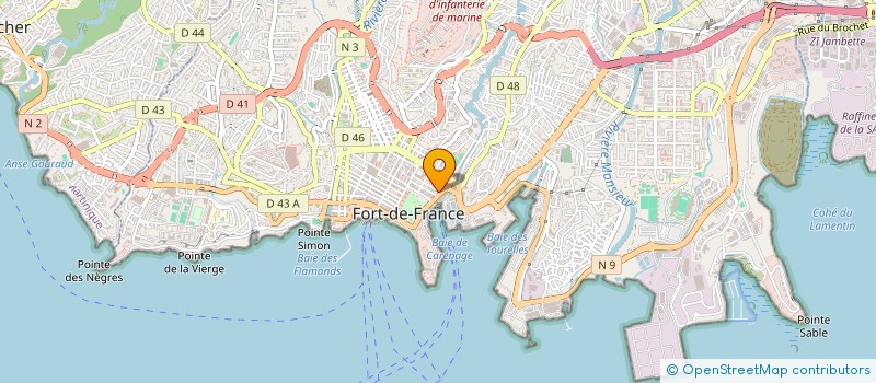 localisation de l'entreprise HOTELLERI EXPLOITAT GENERAL ALIMENTATION à FORT-DE-FRANCE