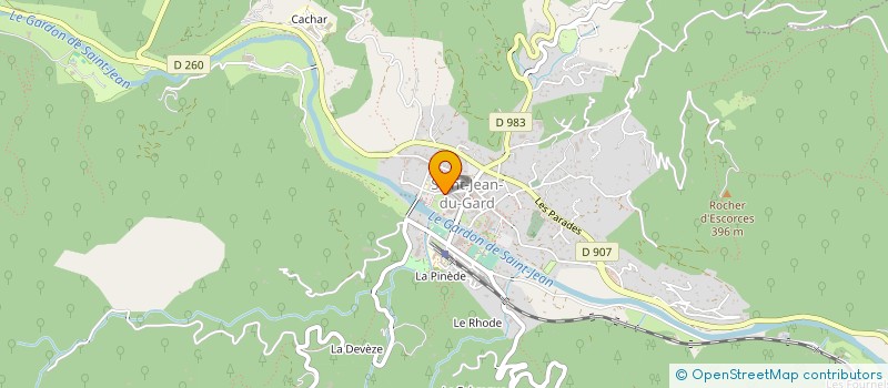 localisation de l'entreprise HOTELLERIE DES BELLUGUES à SAINT-JEAN-DU-GARD