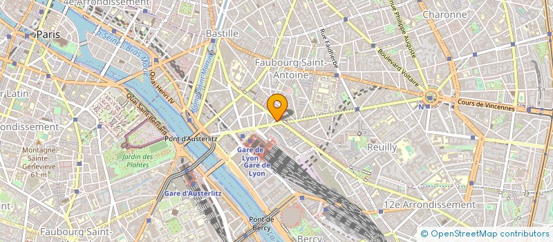 localisation de l'entreprise HOTELLERIE DIDEROT  PARIS