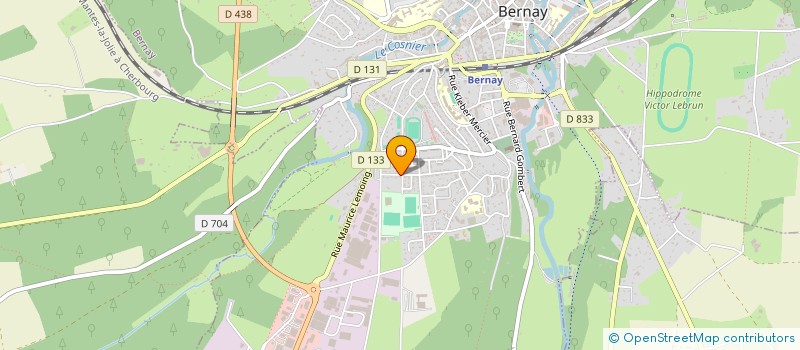 localisation de l'entreprise HOTELLERIE L'ANCIENNE AUBERGE  MENNEVAL