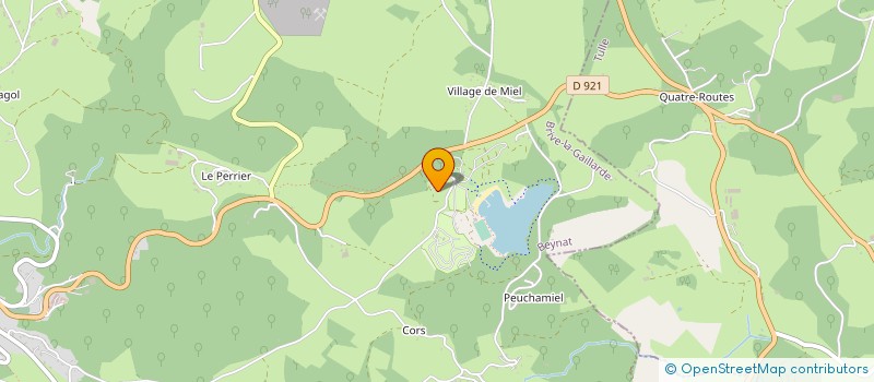 localisation de l'entreprise HOTELLERIE LA FONTAINE  BEYNAT