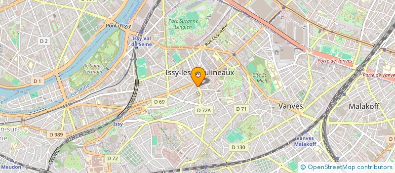 localisation de l'entreprise HOTELLERIE OSIRIS à ISSY-LES-MOULINEAUX