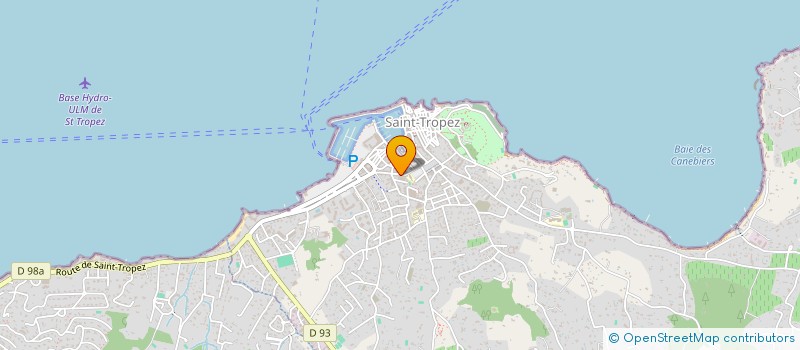 localisation de l'entreprise HOTELLERIE & VALEUR AJOUTEE à SAINT-TROPEZ