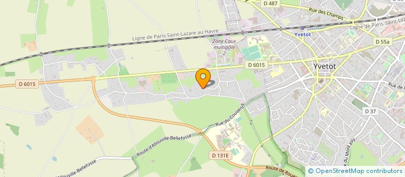 localisation de l'entreprise HOTELLIERE DU PARC  VALLIQUERVILLE