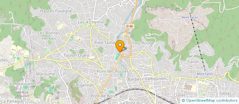 localisation de l'entreprise HOTELPROS à TOULON