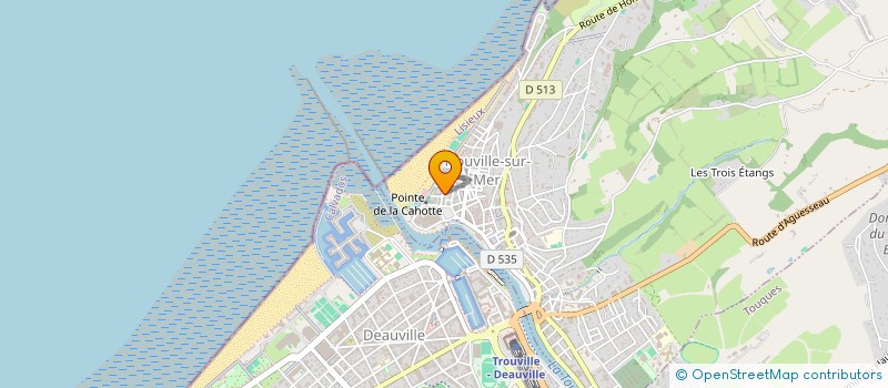 localisation de l'entreprise HOTELS 16  TROUVILLE-SUR-MER