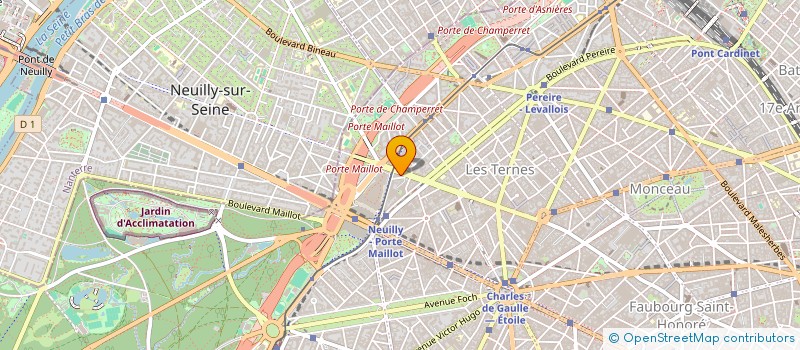 localisation de l'entreprise HOTELS ARC DE TRIOMPHE  PARIS