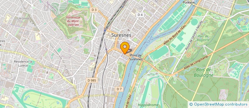 localisation de l'entreprise HOTELS DU PONT DE SURESNES à SURESNES