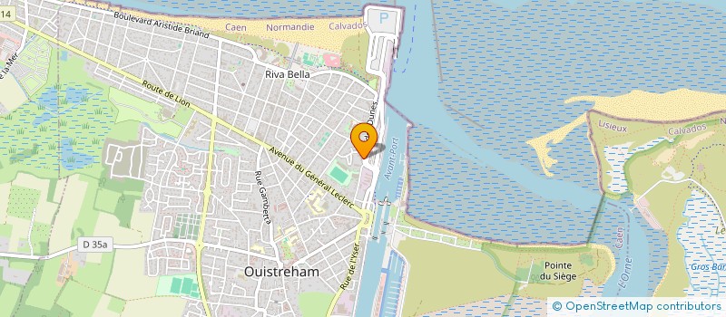 localisation de l'entreprise HOTELS RESTAURANTS DE LA COTE DE NACRE  OUISTREHAM