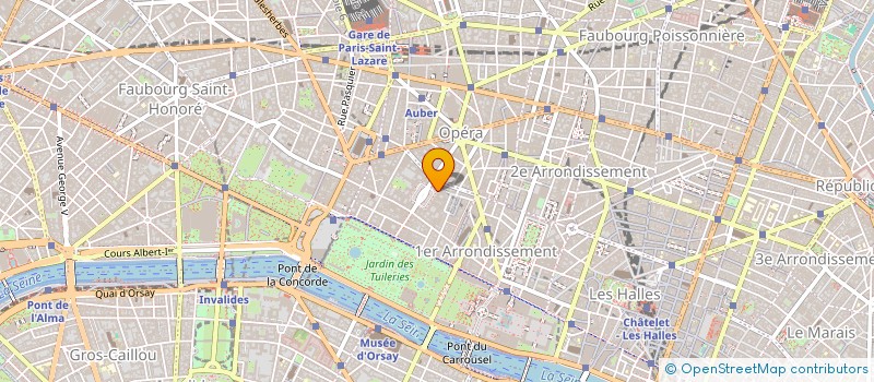 localisation de l'entreprise HOTELS RESTAURANTS RELAIS BLEUS DE PARIS à PARIS
