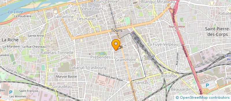 localisation de l'entreprise HOTELVENDOME.TOURS  TOURS