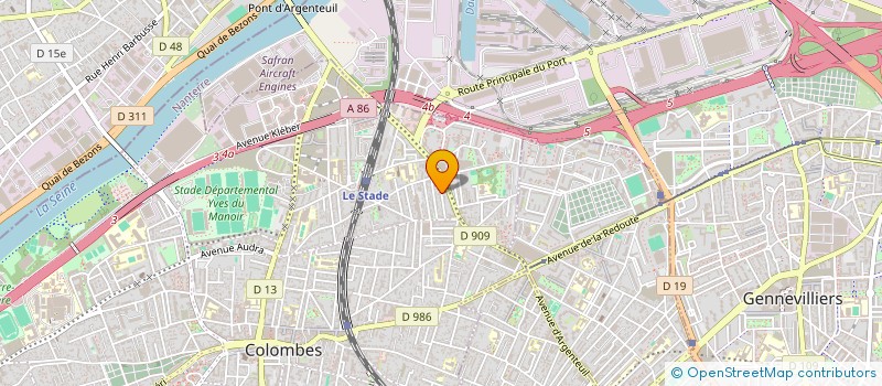 localisation de l'entreprise HOTELY BE  COLOMBES