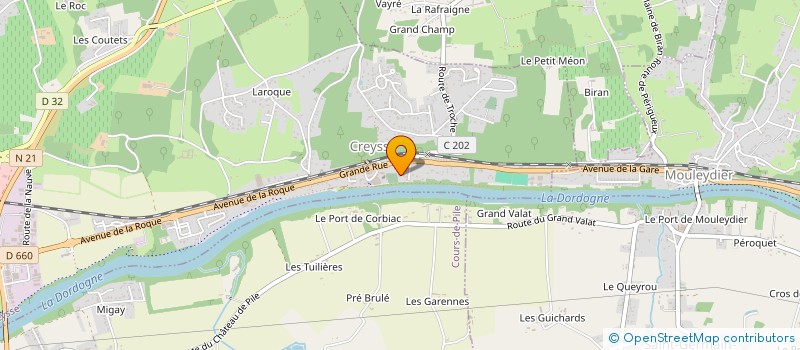 localisation de l'entreprise HOTELYS HOLDING à BERGERAC