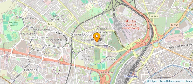 localisation de l'entreprise HOTEP  STRASBOURG