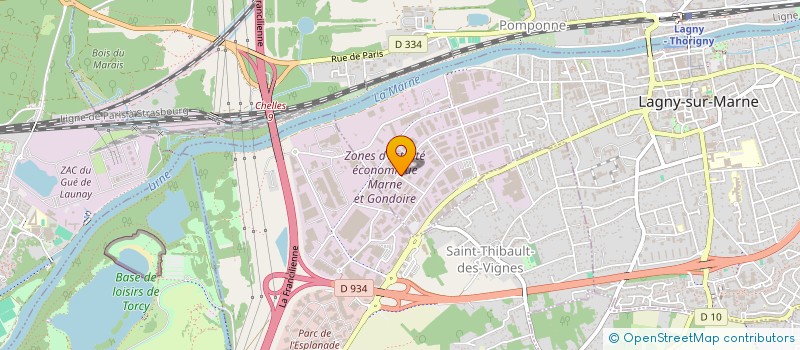 localisation de l'entreprise HOTER à LAGNY-SUR-MARNE