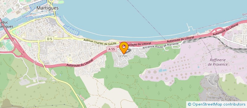 localisation de l'entreprise HOTES EN SCENE  MARTIGUES