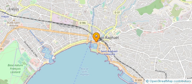 localisation de l'entreprise HOTESSEC à SAINT-RAPHAEL
