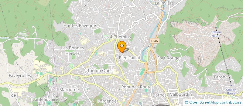 localisation de l'entreprise HOTFOODFREE à TOULON