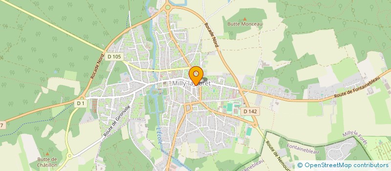 localisation de l'entreprise HOTHEOS à MILLY-LA-FORET