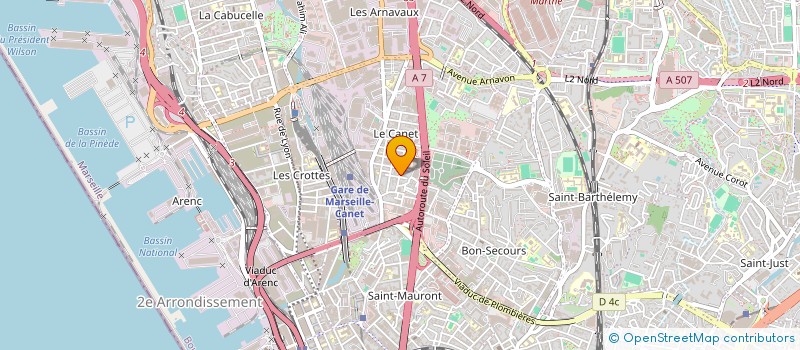 localisation de l'entreprise HOTOK DIGITAL TRAVEL à MARSEILLE