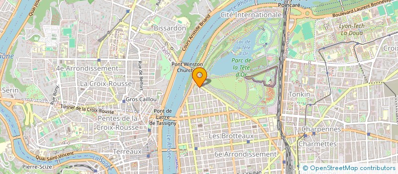 localisation de l'entreprise HOTONNES  LYON