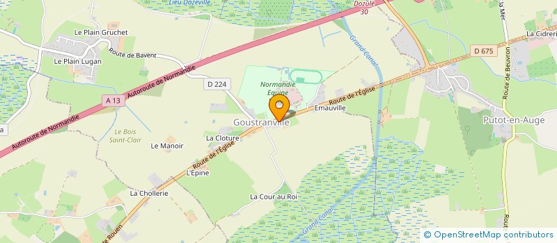 localisation de l'entreprise HOTOT-EN-FETE  HOTOT EN AUGE