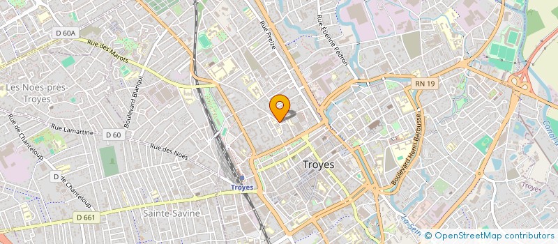 localisation de l'entreprise HOTPACK à TROYES