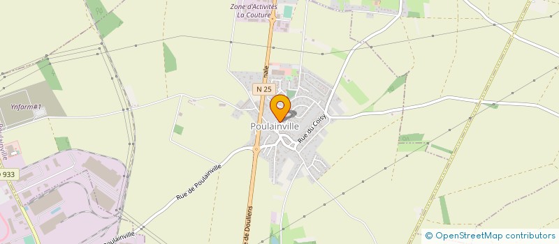 localisation de l'entreprise HOTPO à POULAINVILLE