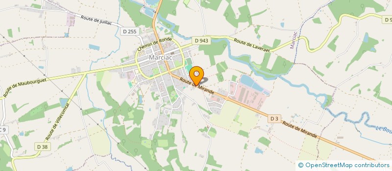 localisation de l'entreprise HOTRAVAIL IN MARCIAC  MARCIAC